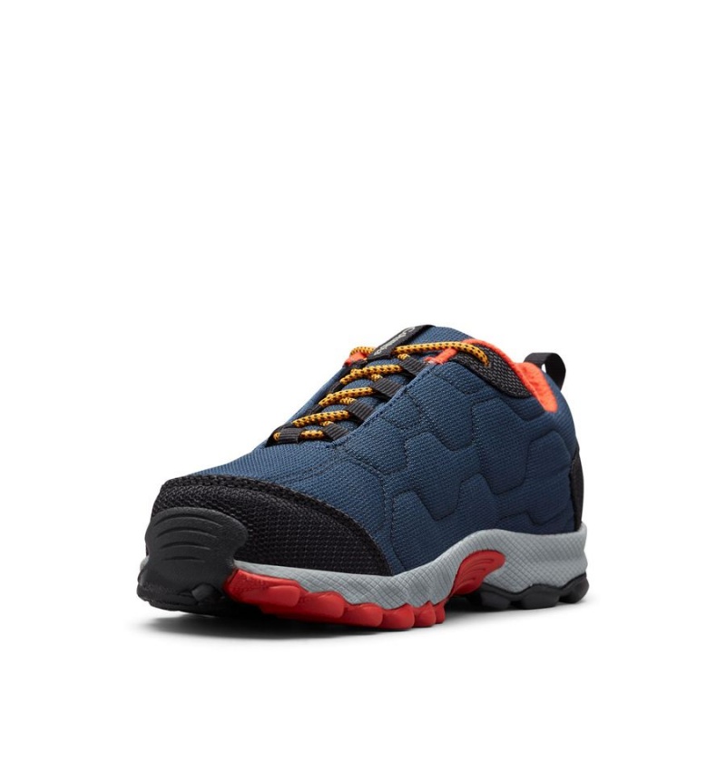 Navy Kids' Columbia Firecamp Sledder 3 Waterproof Sneakers | NOMKF-9134