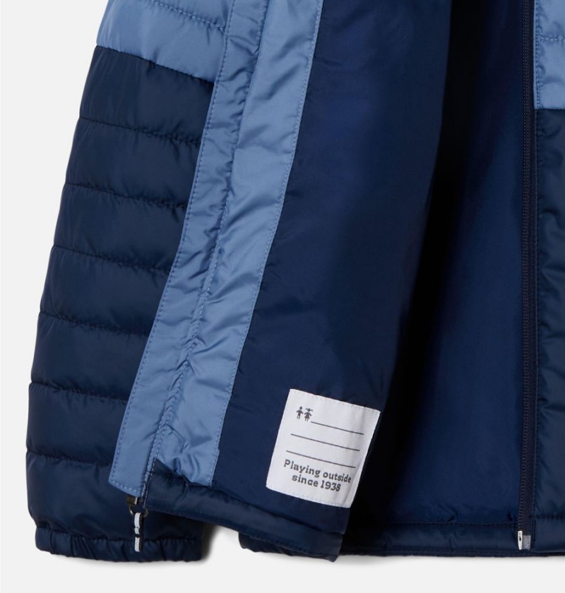 Navy Kids' Columbia Humphrey Hills Puffer Jacket | ANRGS-1482