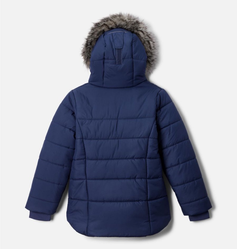 Navy Kids' Columbia Katelyn Crest II Hooded Jacket | MDLZB-4653