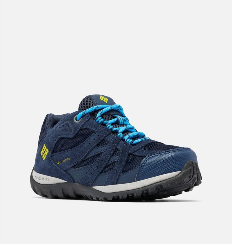 Navy Kids' Columbia Redmond Waterproof Sneakers | GZTHC-9824