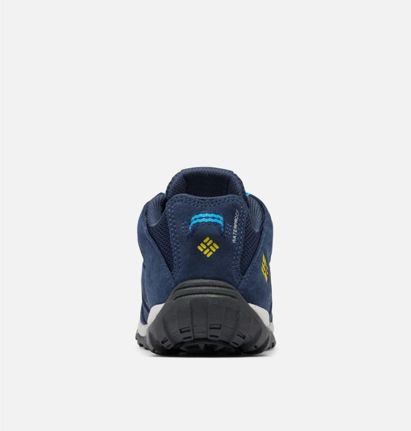 Navy Kids' Columbia Redmond Waterproof Sneakers | GZTHC-9824