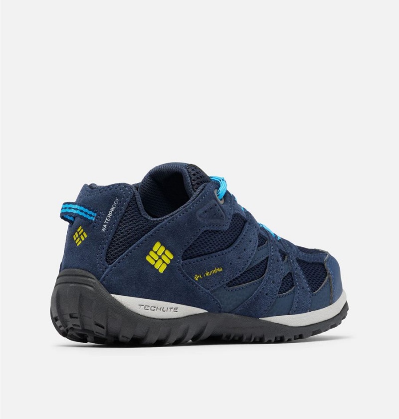 Navy Kids' Columbia Redmond Waterproof Sneakers | GZTHC-9824