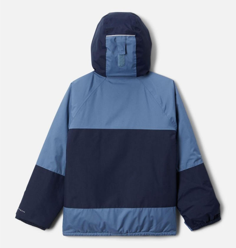 Navy Kids' Columbia Snow Problem Jacket | FMSAK-9085