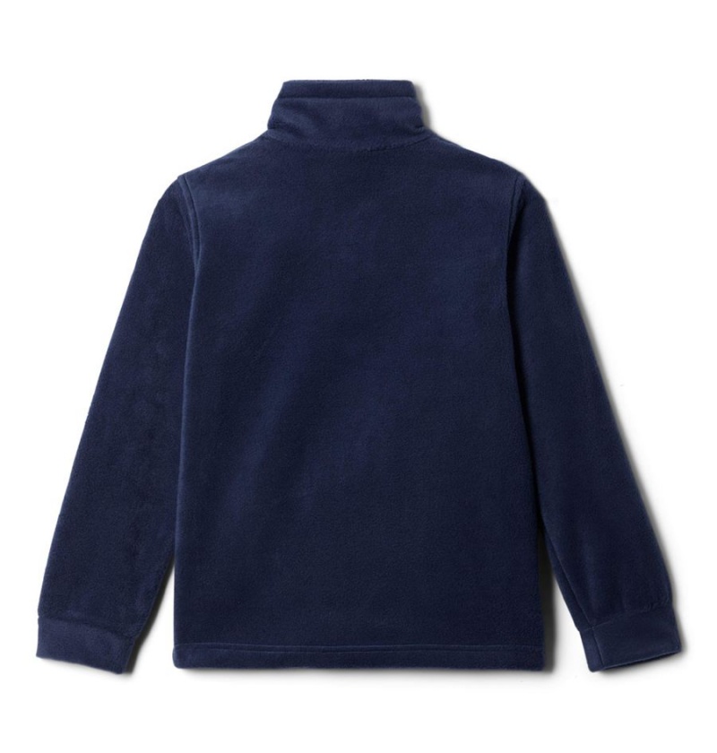 Navy Kids' Columbia Steens Mountain II Fleece Jacket | SQFAW-5738