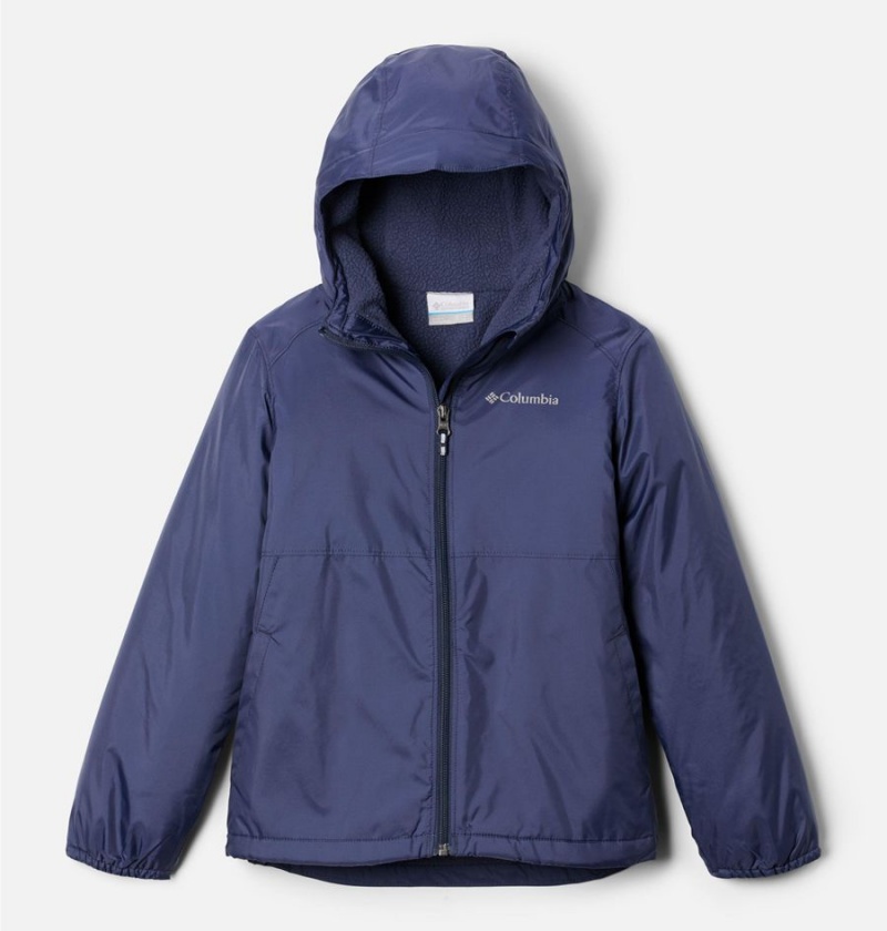 Navy Kids\' Columbia Switchback Sherpa Lined Jacket | FWGYM-3286