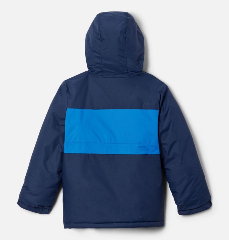 Navy Kids' Columbia Valley Runner Jacket | BTUFD-8416