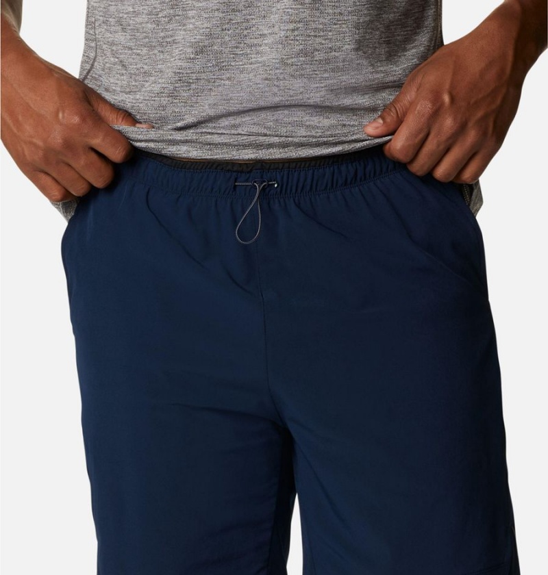 Navy Men's Columbia Alpine Chill Zero Shorts | OPUQG-7965