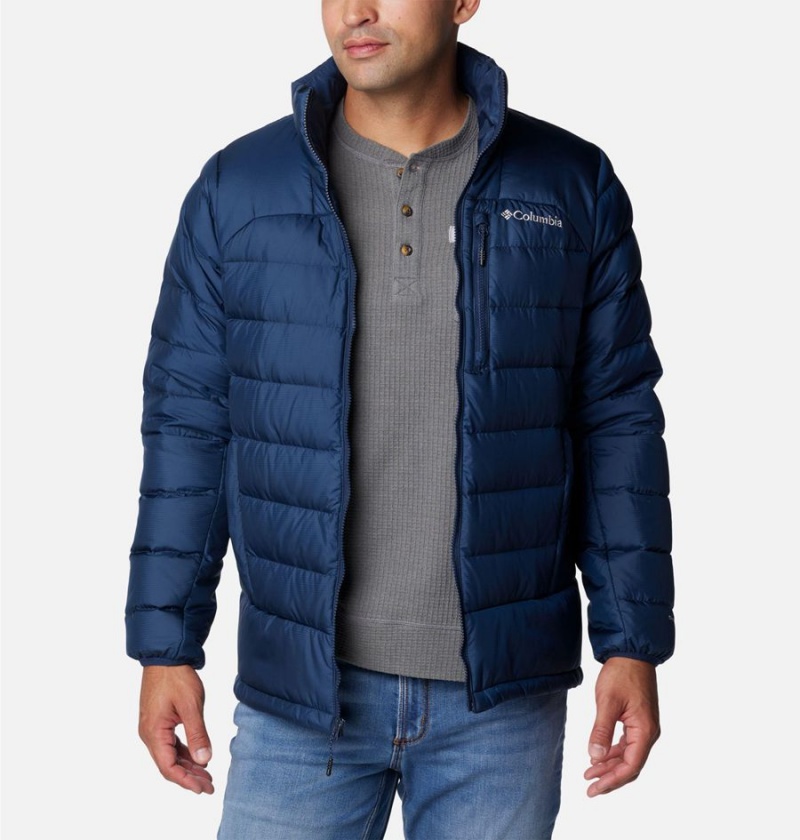 Navy Men's Columbia Autumn Park Insulated Puffer Jacket | GAYXK-6908