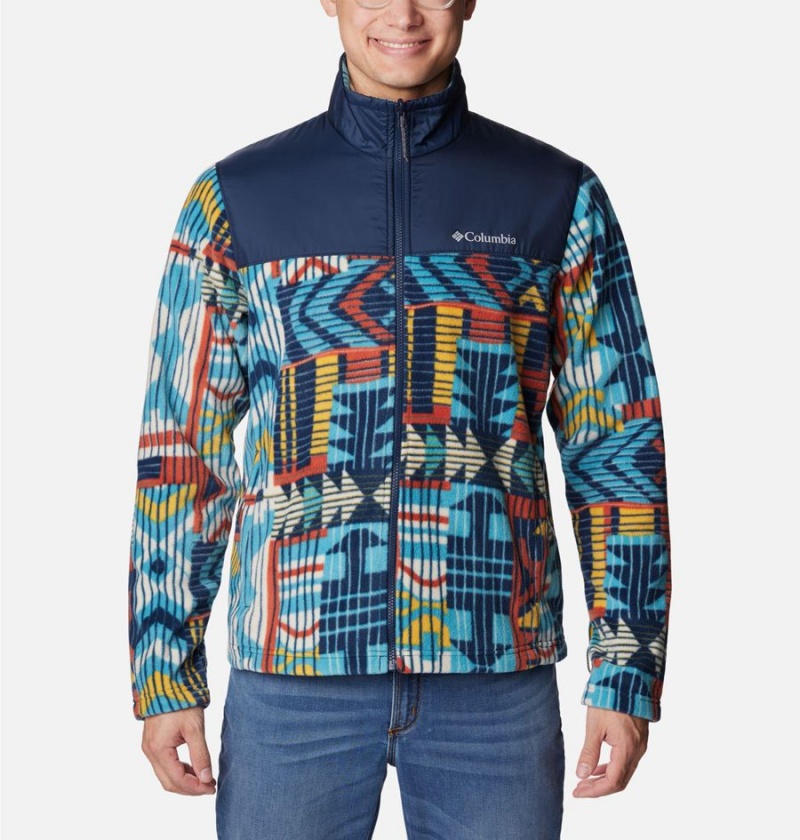 Navy Men's Columbia Bugaboo II Fleece Interchange Ski Jacket | ESNGJ-2087