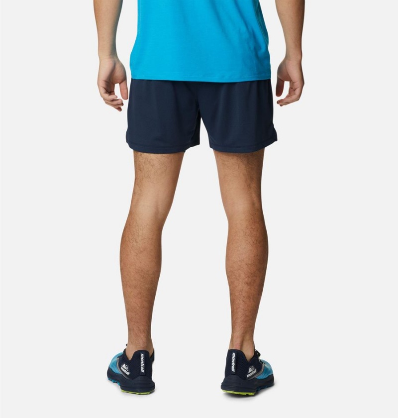 Navy Men's Columbia Endless Trail 2-in-1 Shorts | DSZXH-6195