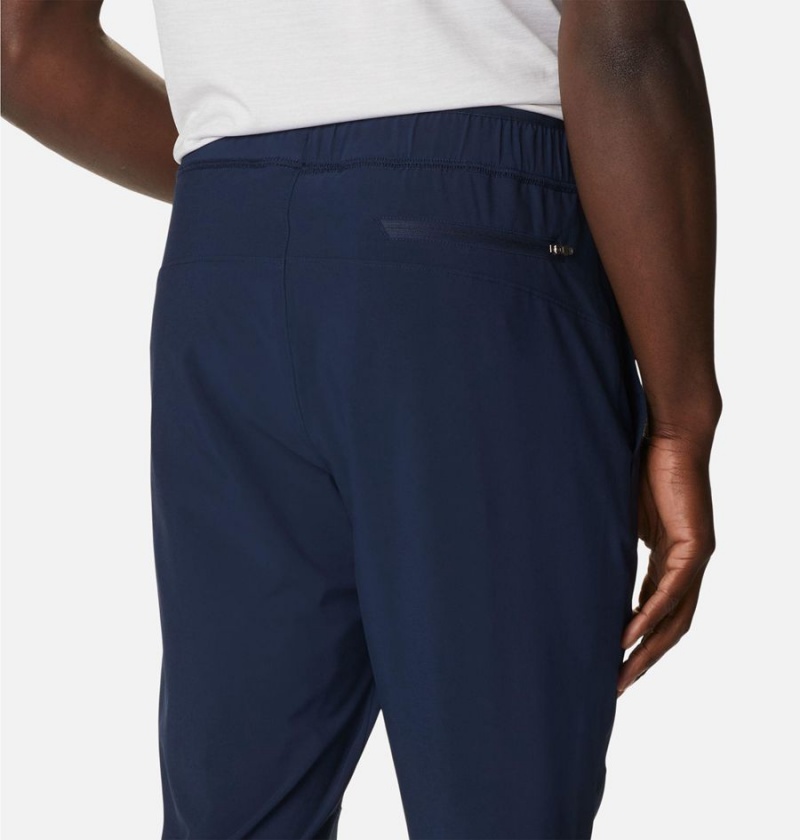 Navy Men's Columbia Endless Trail Training Joggers Pants | WVXQK-4531