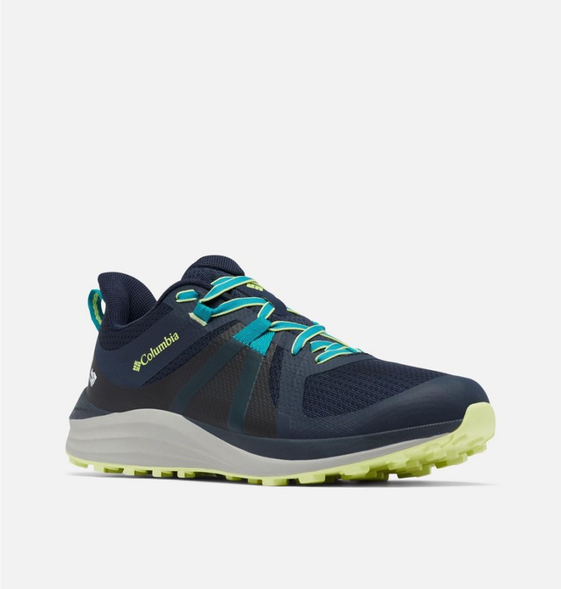 Navy Men's Columbia Escape Pursuit Outdry Sneakers | LJYVA-2891