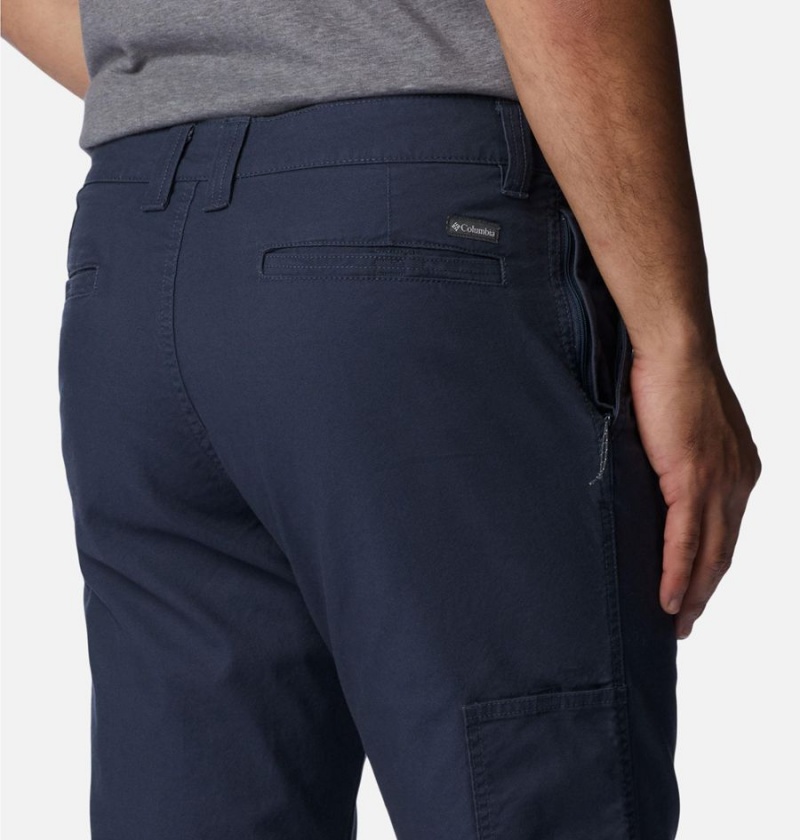 Navy Men's Columbia Flex ROC Pants | UCFRQ-0569