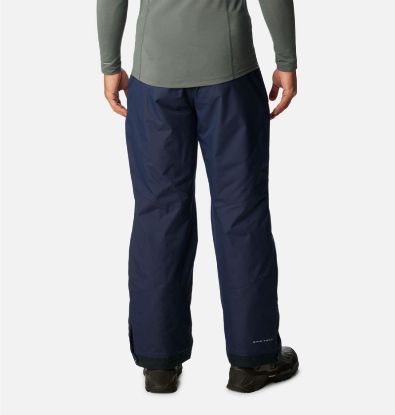 Navy Men's Columbia Gulfport Insulated Ski Pants | TWQJZ-1509