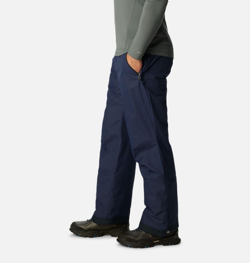 Navy Men's Columbia Gulfport Insulated Ski Pants | TWQJZ-1509