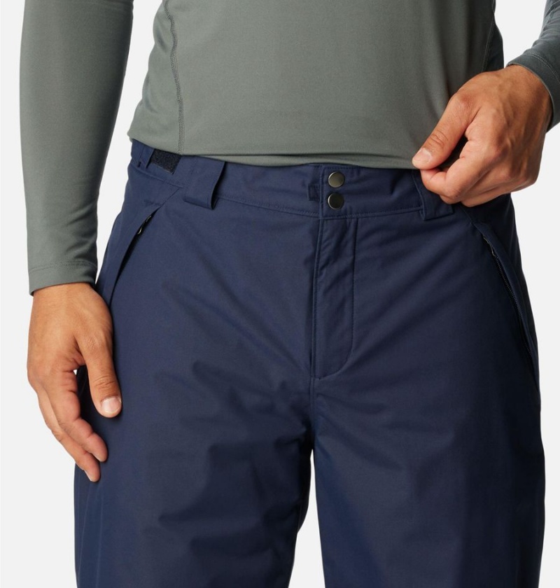 Navy Men's Columbia Gulfport Insulated Ski Pants | TWQJZ-1509