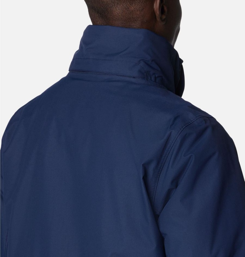 Navy Men's Columbia Gulfport Interchange 3 In 1 Jackets | XYMWJ-4325