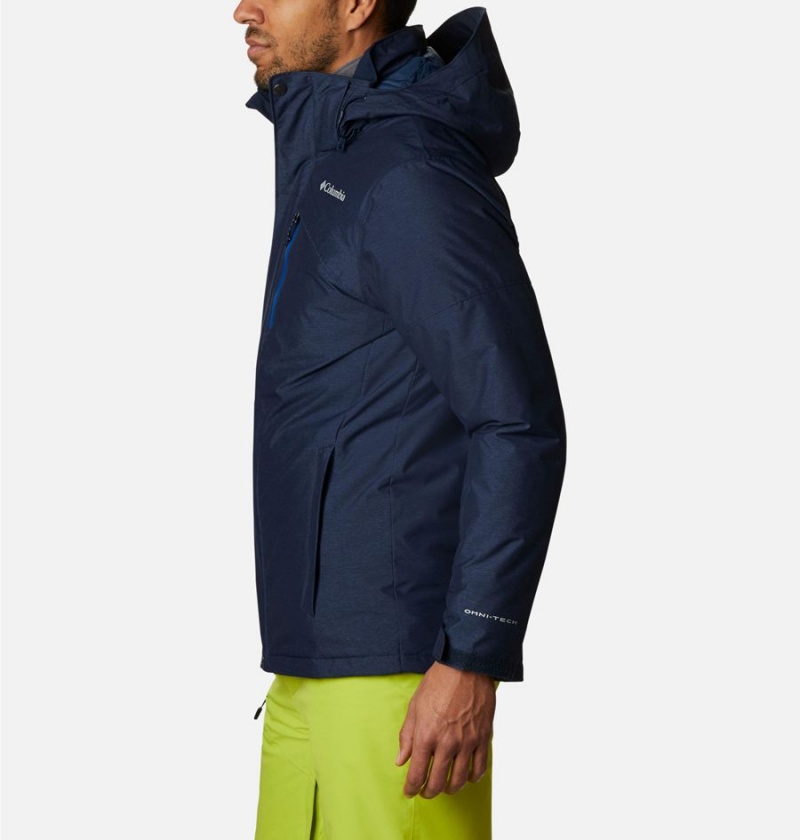 Navy Men's Columbia Last Tracks Insulated Ski Jacket | SUARB-5630