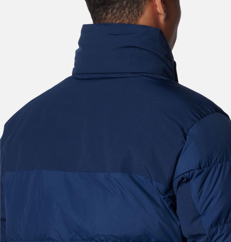 Navy Men's Columbia Marquam Peak Fusion Omni Heat Infinity Insulated Coats | BPYNJ-5249