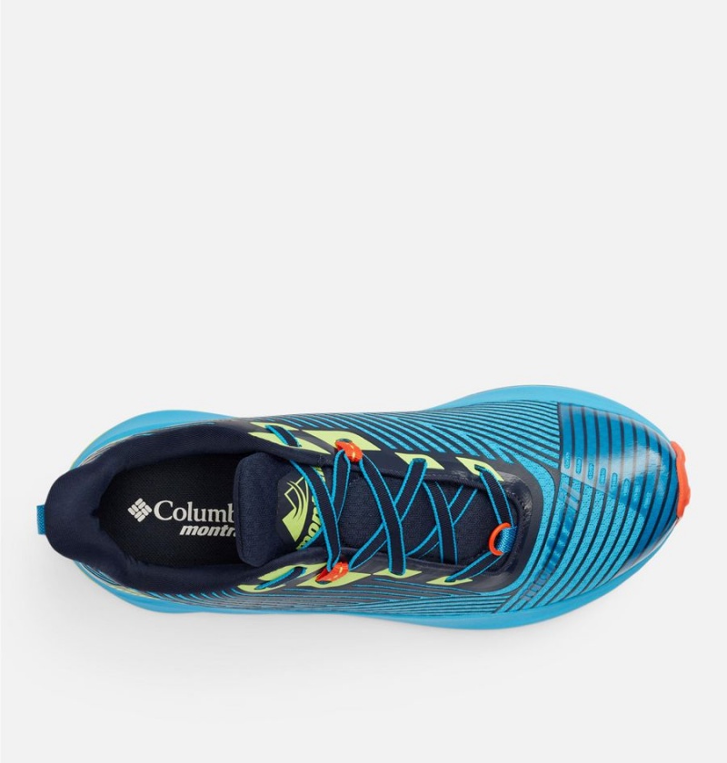 Navy Men's Columbia Montrail Trinity AG Trail Running Sneakers | ETZXM-0152