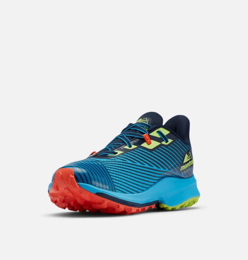 Navy Men's Columbia Montrail Trinity AG Trail Running Sneakers | ETZXM-0152