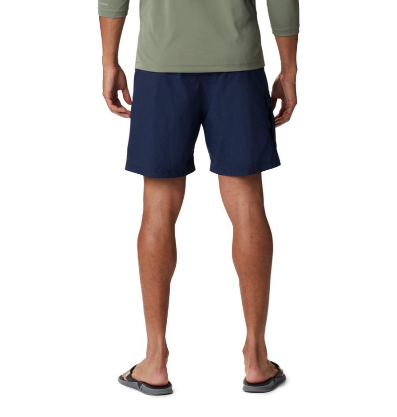 Navy Men's Columbia PFG Bahama Shorts | DRVEF-9123