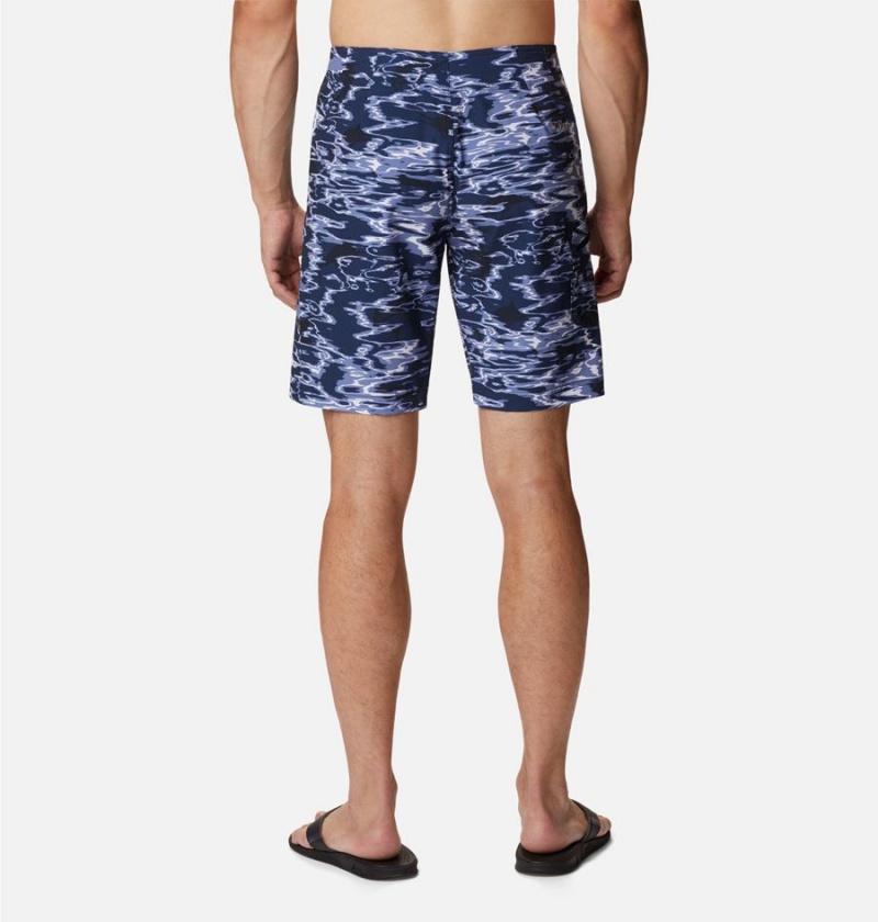 Navy Men's Columbia PFG Offshore II Board Shorts | APVGT-9107