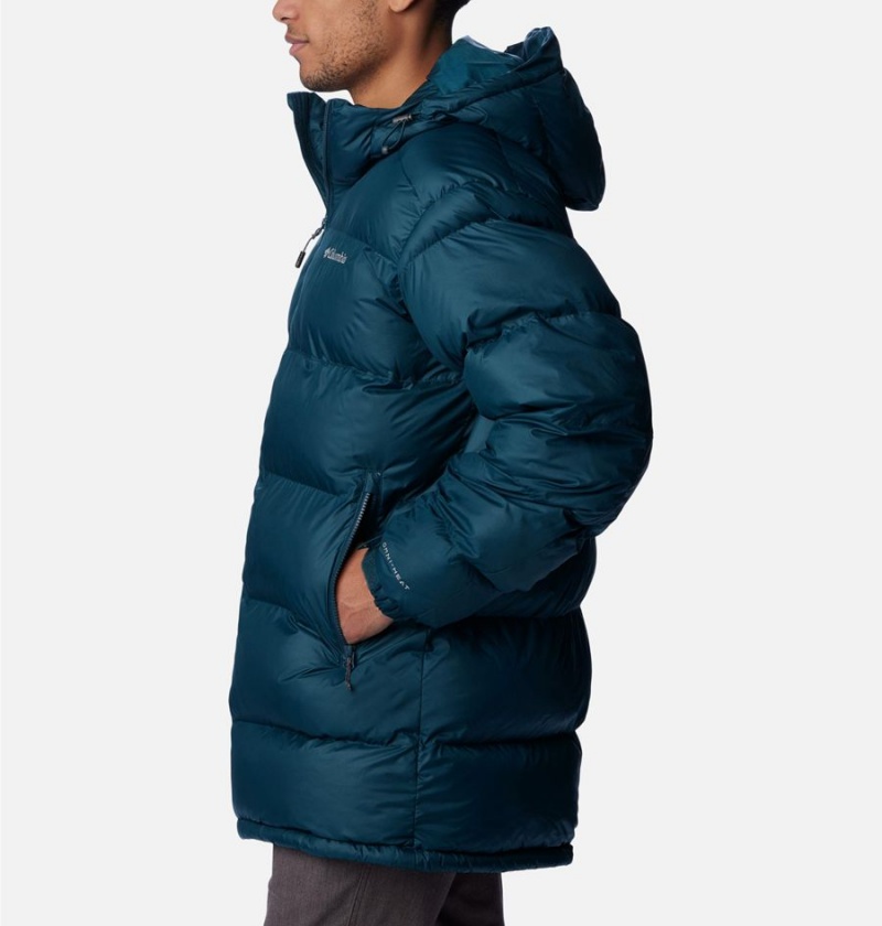 Navy Men's Columbia Pike Lake Parka Insulated Puffer Jacket | HUXDS-5408