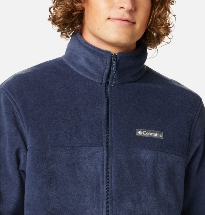 Navy Men's Columbia Steens Mountain 2.0 Full Zip Fleece Jacket | INDCV-3062