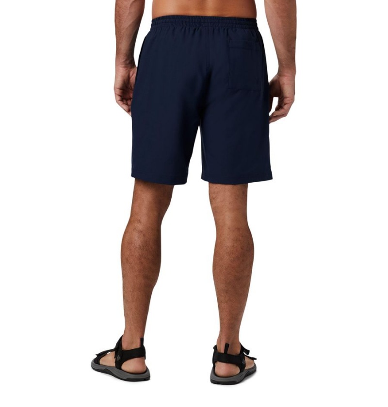 Navy Men's Columbia Summertide Stretch Shorts | BQXVN-6549