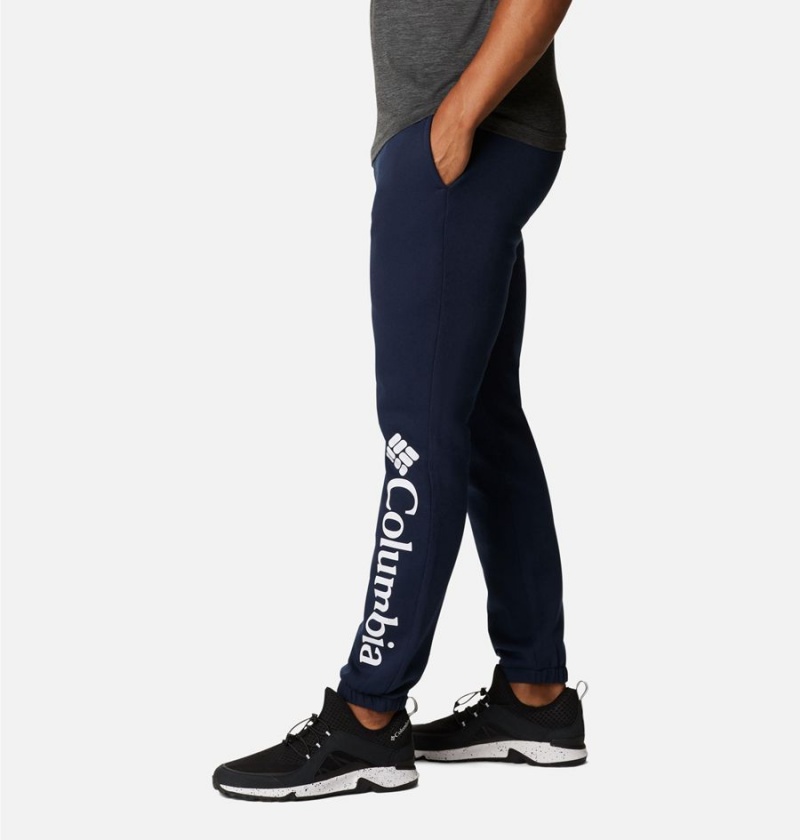 Navy Men's Columbia Trek Joggers Pants | VZKID-2416