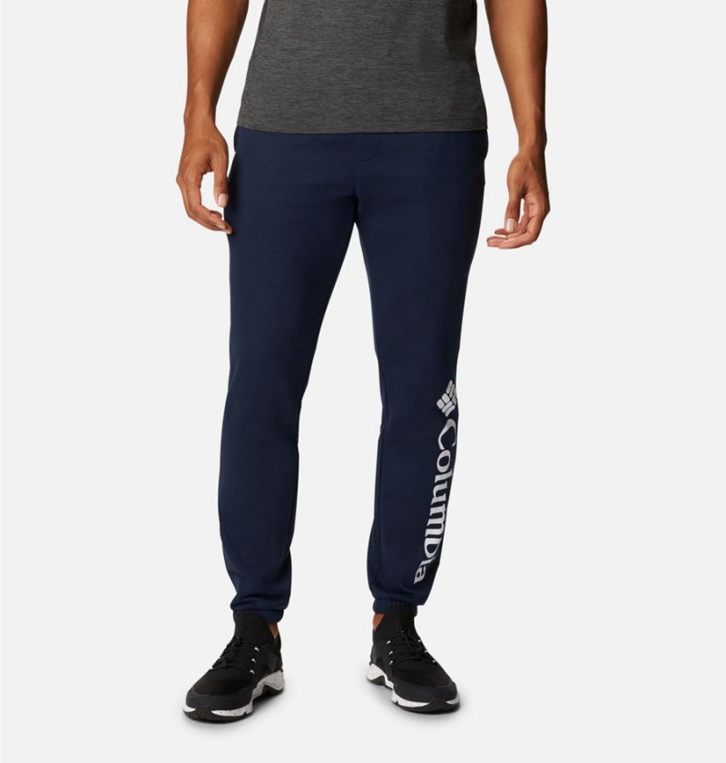 Navy Men\'s Columbia Trek Joggers Pants | VZKID-2416