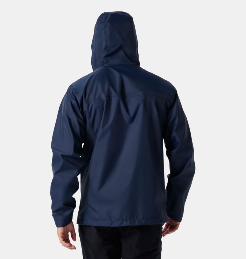 Navy Men's Columbia Watertight II Rain Jacket | CUYHF-5948