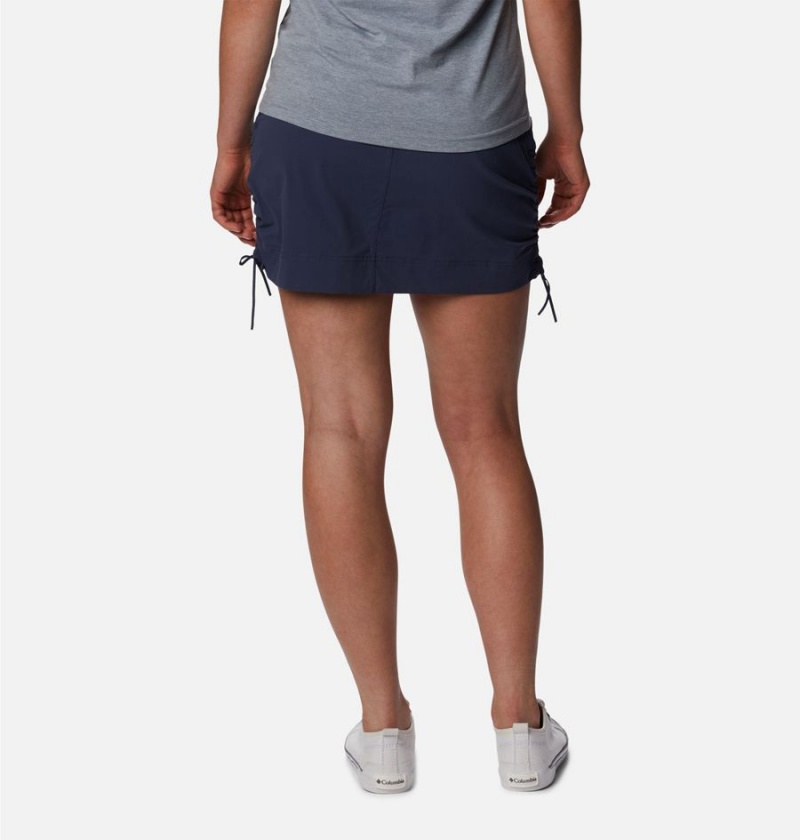 Navy Women's Columbia Anytime Casual Skirts | DWKHE-8025