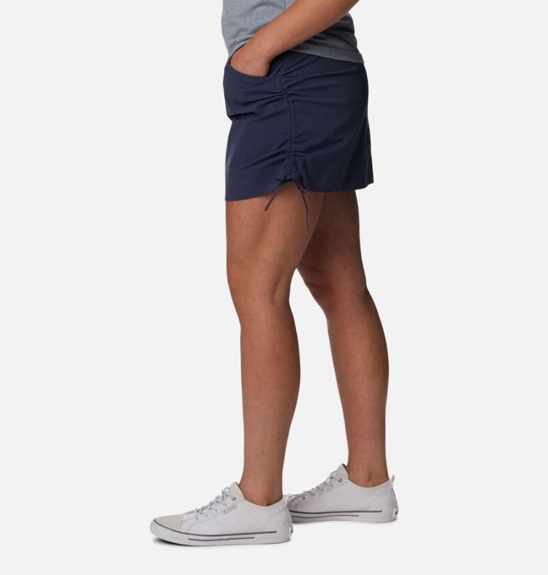 Navy Women's Columbia Anytime Casual Skirts | DWKHE-8025