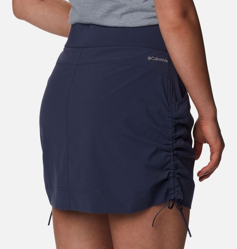 Navy Women's Columbia Anytime Casual Skirts | DWKHE-8025