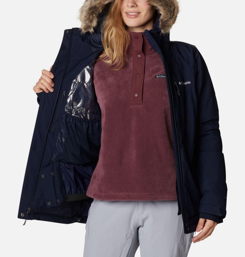 Navy Women's Columbia Ava Alpine Insulated Ski Jacket | XAIYP-7806