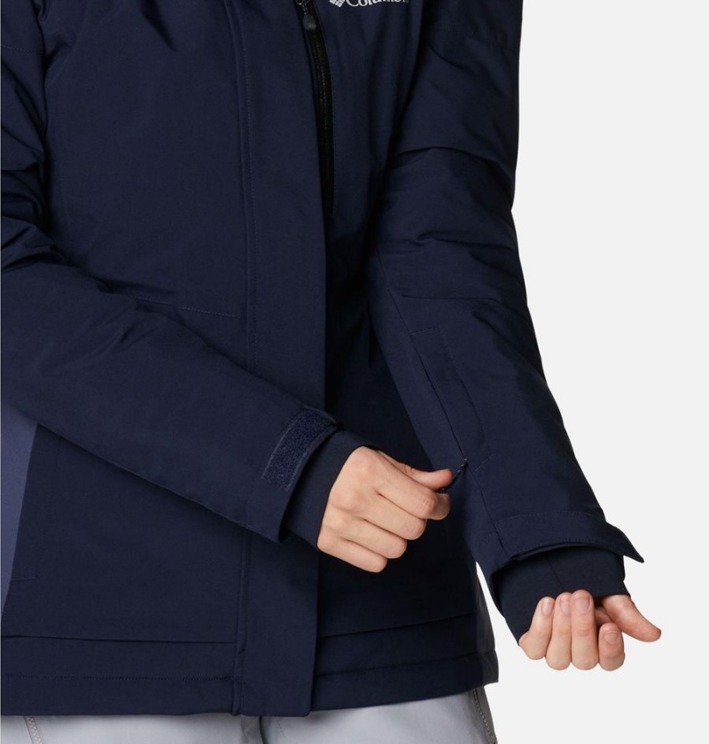 Navy Women's Columbia Ava Alpine Insulated Ski Jacket | XAIYP-7806