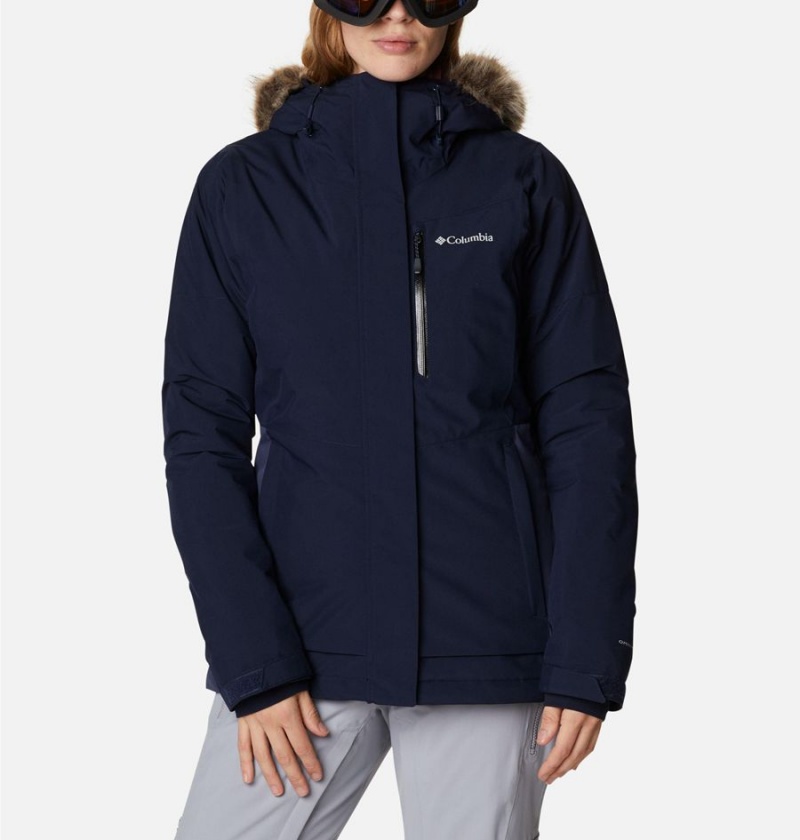 Navy Women\'s Columbia Ava Alpine Insulated Ski Jacket | XAIYP-7806