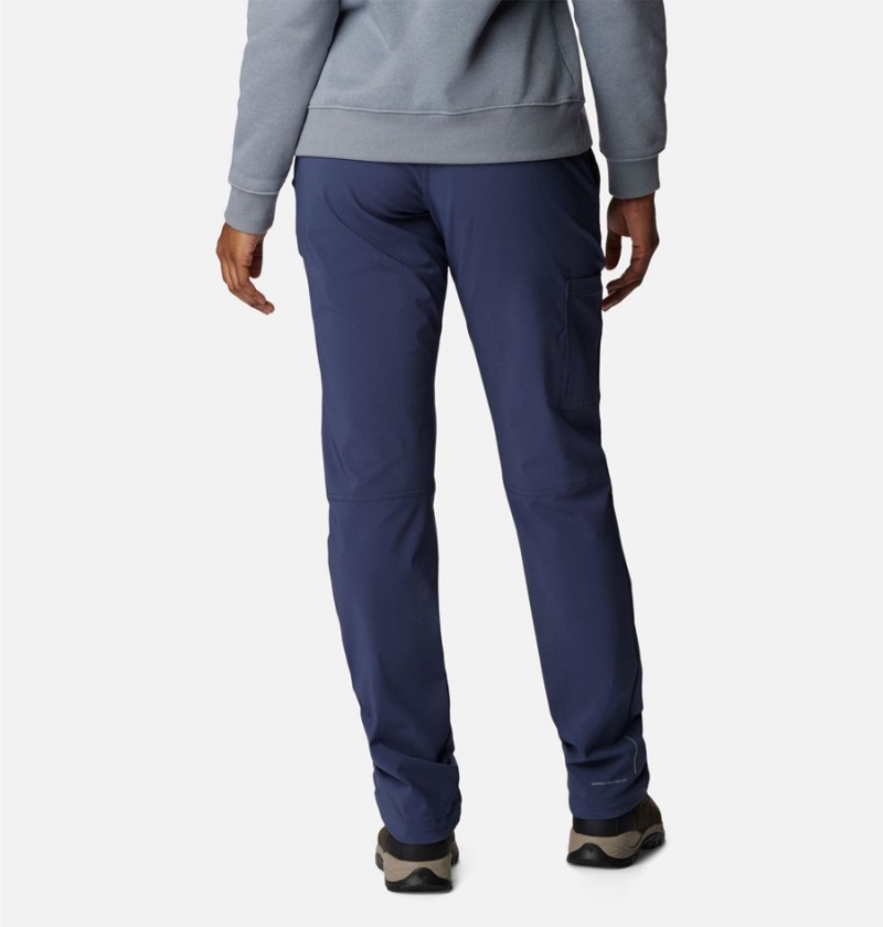 Navy Women's Columbia Back Beauty Softshell Pants | WDPXF-8024