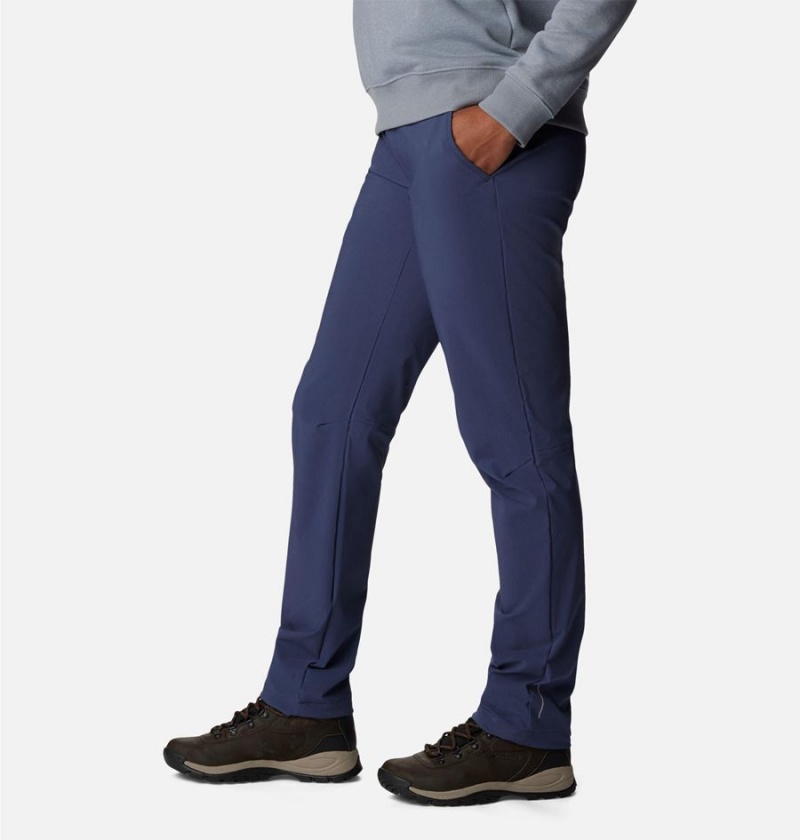 Navy Women's Columbia Back Beauty Softshell Pants | WDPXF-8024