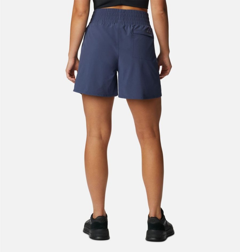 Navy Women's Columbia Boundless Beauty Shorts | PGAFC-0327