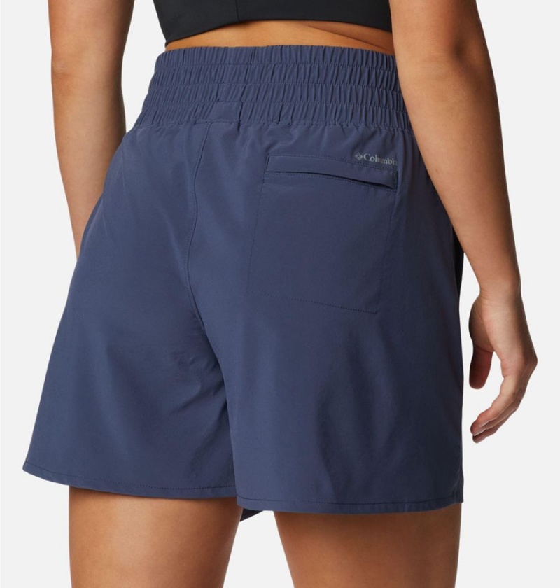 Navy Women's Columbia Boundless Beauty Shorts | PGAFC-0327