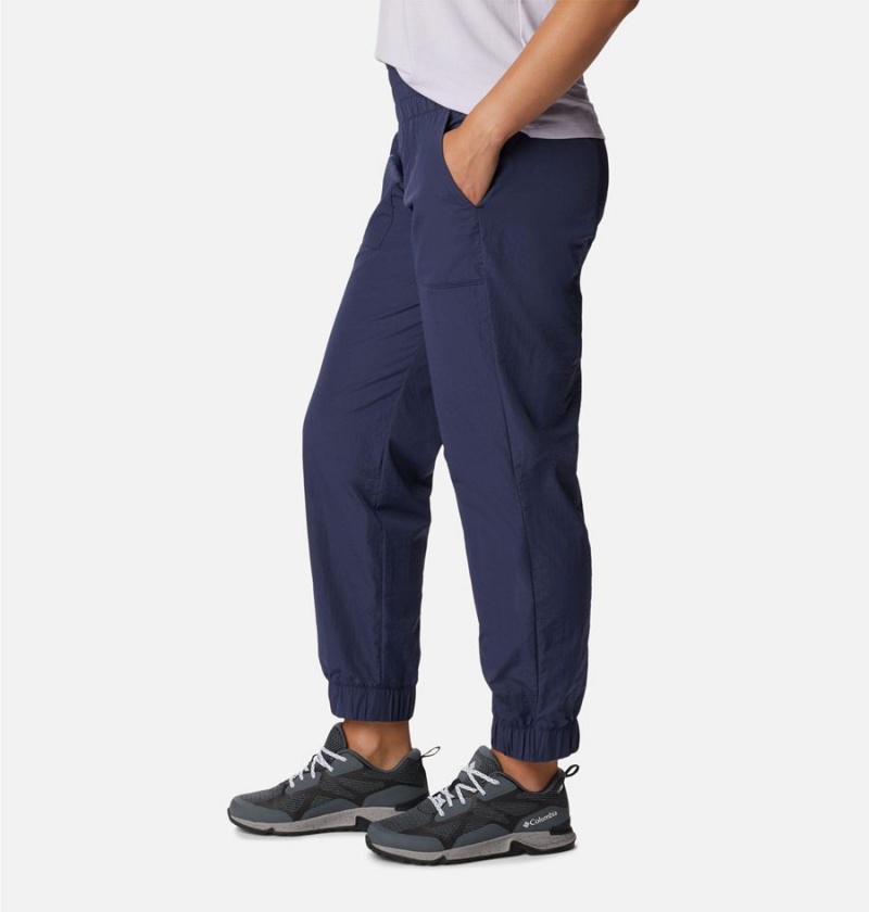 Navy Women's Columbia Boundless Trek Joggers Pants | TOBLC-0924