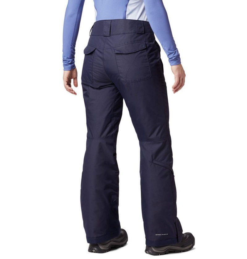 Navy Women's Columbia Bugaboo Omni Heat Insulated Ski Pants | QKOGJ-3245