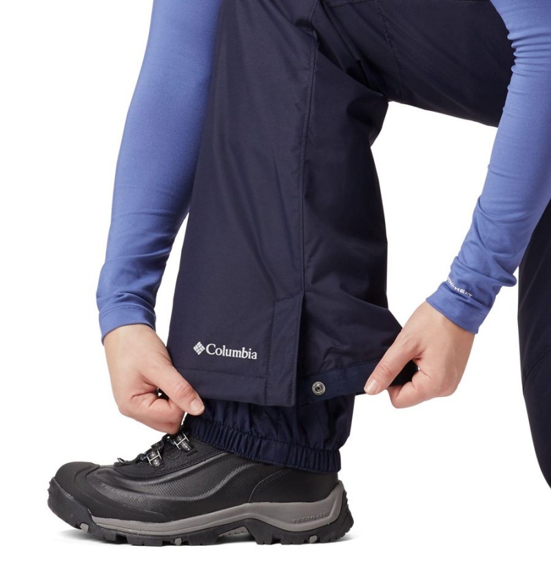 Navy Women's Columbia Bugaboo Omni Heat Insulated Ski Pants | QKOGJ-3245