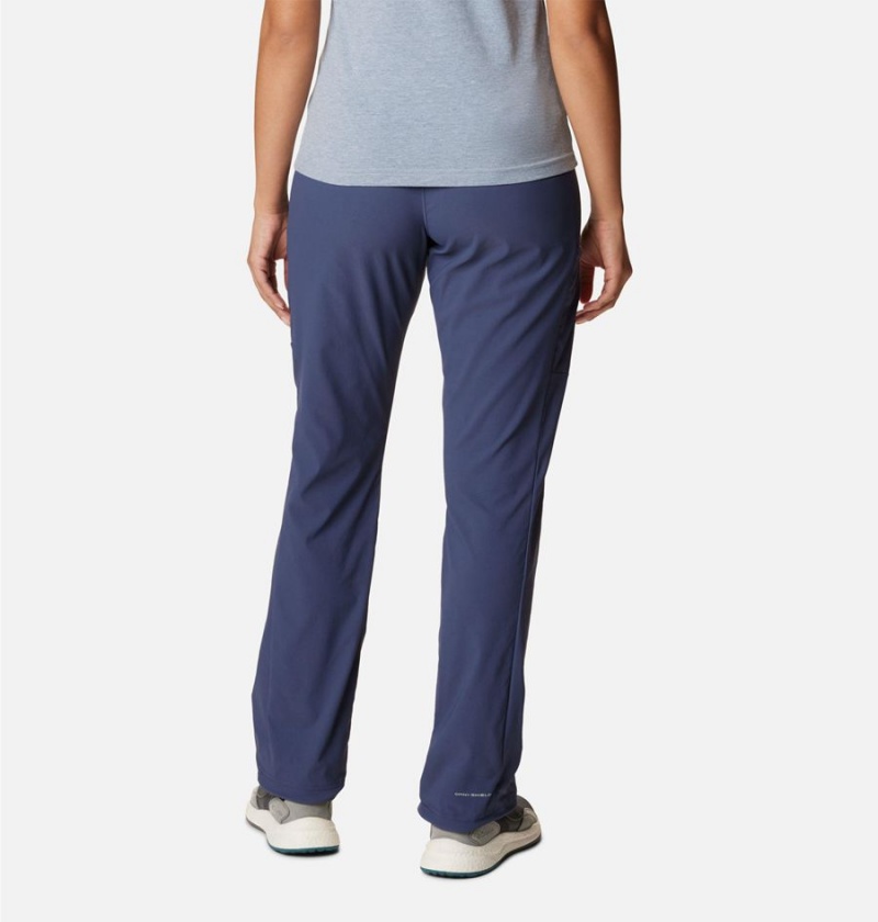 Navy Women's Columbia Leslie Falls Pants | IPVDY-2496