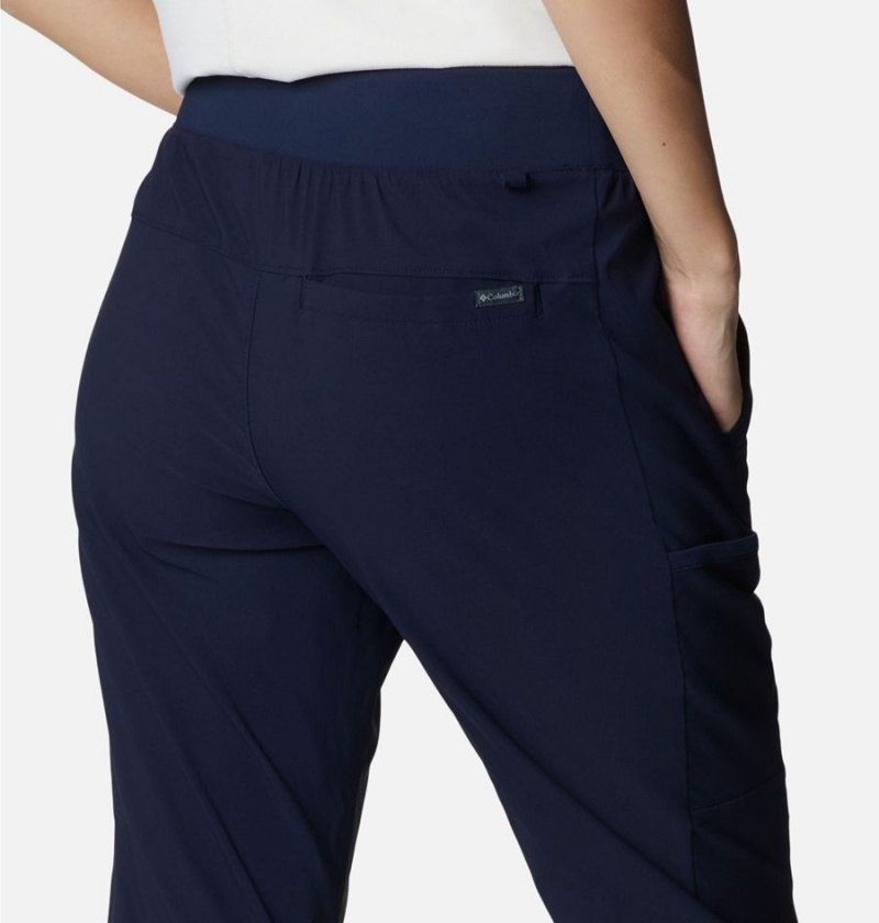 Navy Women's Columbia Leslie Falls Pants | FTYEW-3690