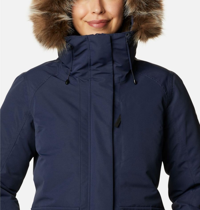 Navy Women's Columbia Little Si Insulated Coats | OUCHP-8962