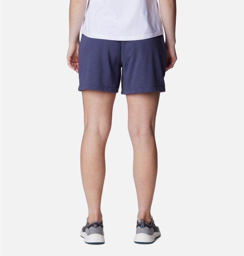 Navy Women's Columbia Mineral Ridge Pull On Shorts | AQSPL-2136